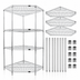 Thumbnail image #3 for Quantum 36 Inch x 18 Inch Chrome Plated Wire Shelving Starter Kit