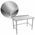 Thumbnail image #3 for John Boos Stallion 84-Inch W x 36-Inch D Stainless Steel Work Table with 1-1/2-Inch Backsplash and Safety Edge