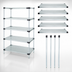 Thumbnail image #3 for Quantum 24 x 24 x 54 Inch Stationary Solid Shelving Starter Kit with 5 Shelves