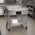 Thumbnail image #3 for AccuTemp AccuSteam 24-Inch x 24-Inch Electric Steam Griddle with Stand and Casters