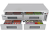 Thumbnail image #7 for KoolMore 72-Inch Commercial Chef Base Refrigerator Storage Cabinet with Pull-Out Drawers