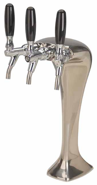 Cobra Countertop Glycol-Cooled 3-Faucet Draft Beer Tower