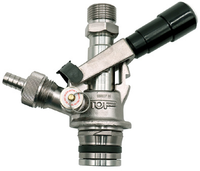 Glastender U System Keg Coupler with Stainless Probe for Guinness & Harp