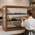 Thumbnail image #5 for KoolMore 42-Inch Straight Glass Bakery Display Case with 3 Tempered Glass Shelves