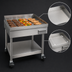 Thumbnail image #4 for AccuTemp AccuSteam 24-Inch x 24-Inch Electric Steam Griddle with Stand and Casters