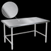 Thumbnail image #4 for John Boos 84 x 48 Inch 14-Gauge Stainless Steel Top Work Table with Stallion Safety Edge