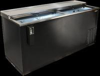 Pro-Line 65-1/2-Inch Deep Well Horizontal Flat Top Bottle Cooler