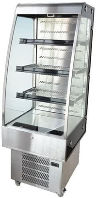 BakeMax 24-Inch 3-Tier Grab & Go Refrigerated Floor Display Case