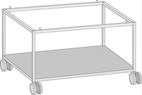 RATIONAL UG I Mobile Stainless Steel Oven Stand for SCC 62/CMP 102 Series