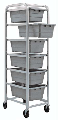 Quantum Mobile Aluminum End-Loading Tub Rack for 6 TUB2516-8BL Tubs
