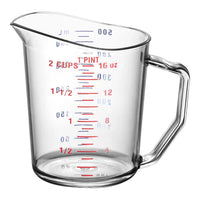(Quick Ship) Cambro 50MCCW135 Camwear® 1 Pint Clear Polycarbonate Measuring Cup