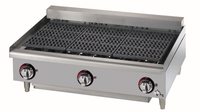 Star-Max 36-Inch Radiant Electric Countertop Charbroiler with Cast Iron Grates