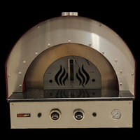 BakeMax Countertop Gas Stone Pita & Pizza Oven, LP/NG, 34 x 41 x 35 Inches