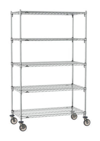 Metro Super Erecta SA-1848C-80-M5 Super Adjustable Mobile Wire Shelving Unit, 48