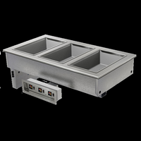 Delfield DriTec 48-Inch Drop-In Dry Hot Well with 3 Full-Size Pan Capacity