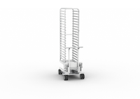 RATIONAL SecurityLine Mobile Oven Rack for 20-Half Size Pro/Classic Units, 20 U Rails