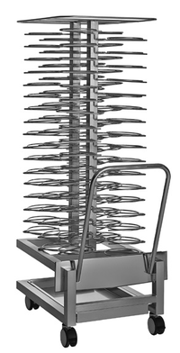 Alto-Shaam Roll-In Plate Cart for Rack Ovens, 102-Plate Capacity, Stainless Steel