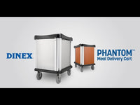 Dinex Heated Plate Dispenser, Open Tubular Frame, Stainless Steel, 12-Inch Max Dish Size
