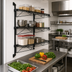 Thumbnail image #2 for Quantum Wall-Mounted Cantilever Starter Unit with 3 Wire Shelves