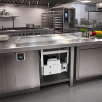 Duke HotFrost RHF2-SL Recessed Hot/Cold Switchable Slimline Drop-In Food Well