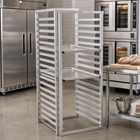 Channel Manufacturing Heavy-Duty Aluminum End-Load Bun Pan Rack, 24-Pan Capacity for Reach-In Refrigeration