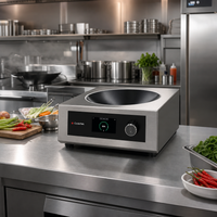 CookTek Helios Touch Freestanding Induction Wok Cooker, 3.5 kW, 240V, Single-Phase