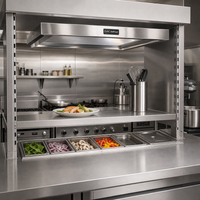Duke HotFrost™ Recessed Hot Top Only Slim Line Overshelf Warming Shelf, 29 x 21 Inches