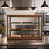 Thumbnail image #3 for KoolMore 42-Inch Straight Glass Bakery Display Case with 3 Tempered Glass Shelves