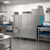 Champion Pro Series 66-Inch High Temp Conveyor Dishwasher with 44-Inch Single Tank and 22-Inch Prewash