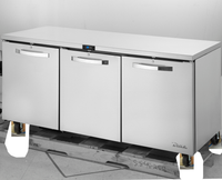 True SPEC Series 72-Inch 3-Section Undercounter Refrigerator
