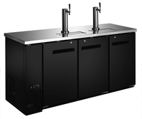 BlendPort® 72-3/4 in. W Direct Draw Beer Dispenser, 3 Half-Barrel Keg Capacity, 2 Towers