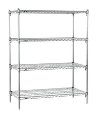 Metro Super Erecta SA-2130C-63-S4 Super Adjustable Wire Stationary Starter Shelving Unit, 30