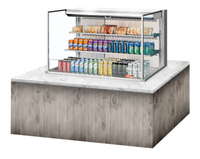 Turbo Air 48-Inch Drop-In Horizontal Open Refrigerated Display Case, Low Profile, Self-Contained, 15.2 Cu. Ft.