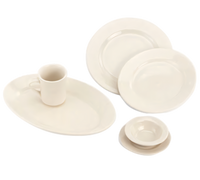 Crestware RE11 Dover White Coffee & Tea Cups Case of 3