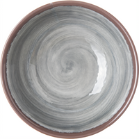 Carlisle Mingle 6-Inch 17 oz Round Melamine Serving Bowl, Smoke Gray