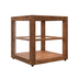 Thumbnail image #2 for KoolMore Rear-Open Countertop Bakery Display Case with 2 Tempered-Glass Shelves, Dark-Wood Finish, 1.0 Cu. Ft.