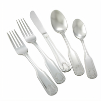 Winco Toulouse Dinner Spoon, 7-3/8 Inch, 18/0 Stainless Steel, Extra Heavyweight, Mirror Finish