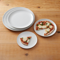American Metalcraft 10-Inch Round White Melamine Serving Plate