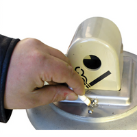 Rubbermaid Commercial Products FG9W3000SSTON Groundskeeper Cigarette Receptacle