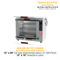 Metro HBCS6-B HotBlox™ Heated Cabinets & Holding Shelves