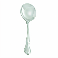 Winco Chantelle 5-7/8 Inch Extra Heavy Weight Bouillon Spoon, 18/8 Stainless Steel, Mirror Finish