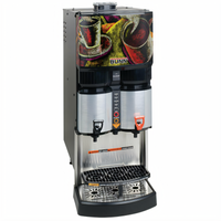 BUNN LCA-2 Ambient Liquid Coffee Dispenser, 2 Dispense Heads, Bag-In-Box, Black Finish