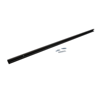 Hatco Two 4-Foot Black Track Mount Bars with Coupler