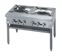 Supreme JSP-224 36 Inch Two Burner Natural Gas Commercial Stock Pot Range