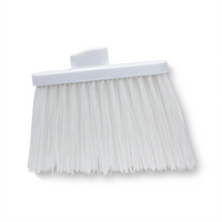 Sparta Duo-Sweep Lobby Broom Head Only with Unflagged Polyester Bristles - White