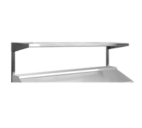 Continental Refrigerator Single Pass-Thru Stainless Steel Overshelf for 36-Inch Worktops and Sandwich Units