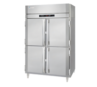 Victory UltraSpec™ Extra Wide Two-Section Reach-In Heated Holding Cabinet, 4 Wide Half-Height Solid Hinged Doors, Standard Depth, 52 Cu. Ft.