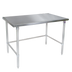 Thumbnail image #1 for John Boos Stallion 84 Inch x 36 Inch Stainless Steel Flat Top Work Table with Safety Edge