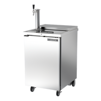 Beverage-Air BM23HC-C-S Portable Club Top Draft Beer Cooler, 1-Keg Capacity, Stainless Steel
