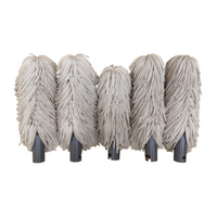 Bar Maid by Winco 5-Piece Slotted Glass Polisher Head Set for GP-100-LB